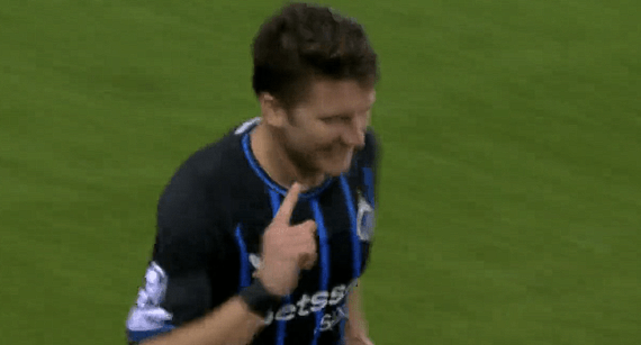 Ο Χρήστος Τζόλης πανηγυρίζει το γκολ του / Πηγή: Printscreen