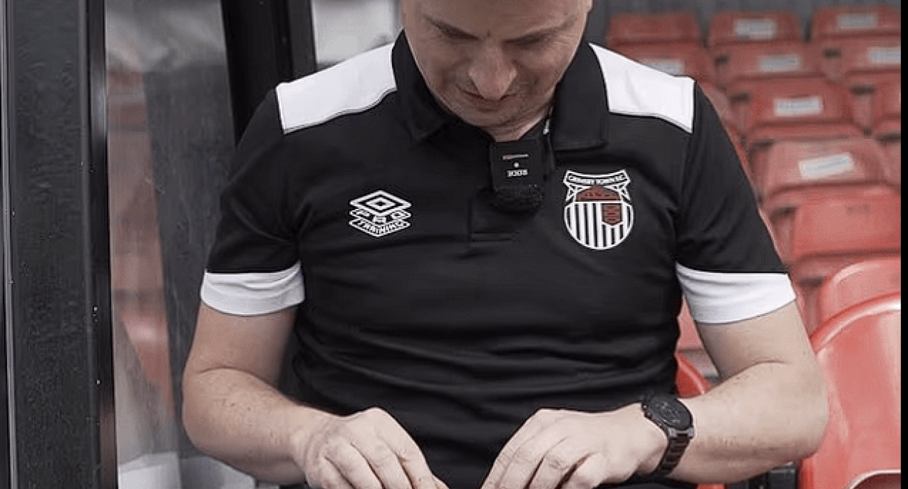 Ο προπονητής της Γκρίμσμπι / Πηγή: Printscreen