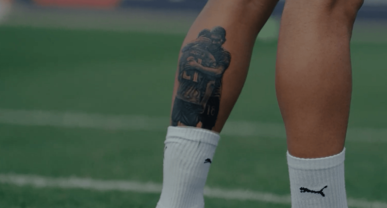 Το εντυπωσιακό τατουάζ του Ρούμπεν Νέβες / Screenshot