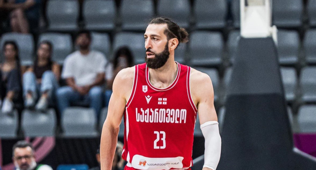 Ο Τορνίκε Σενγκέλια στο παιχνίδι της Γεωργίας με την Κύπρο, Πηγή: FIBA