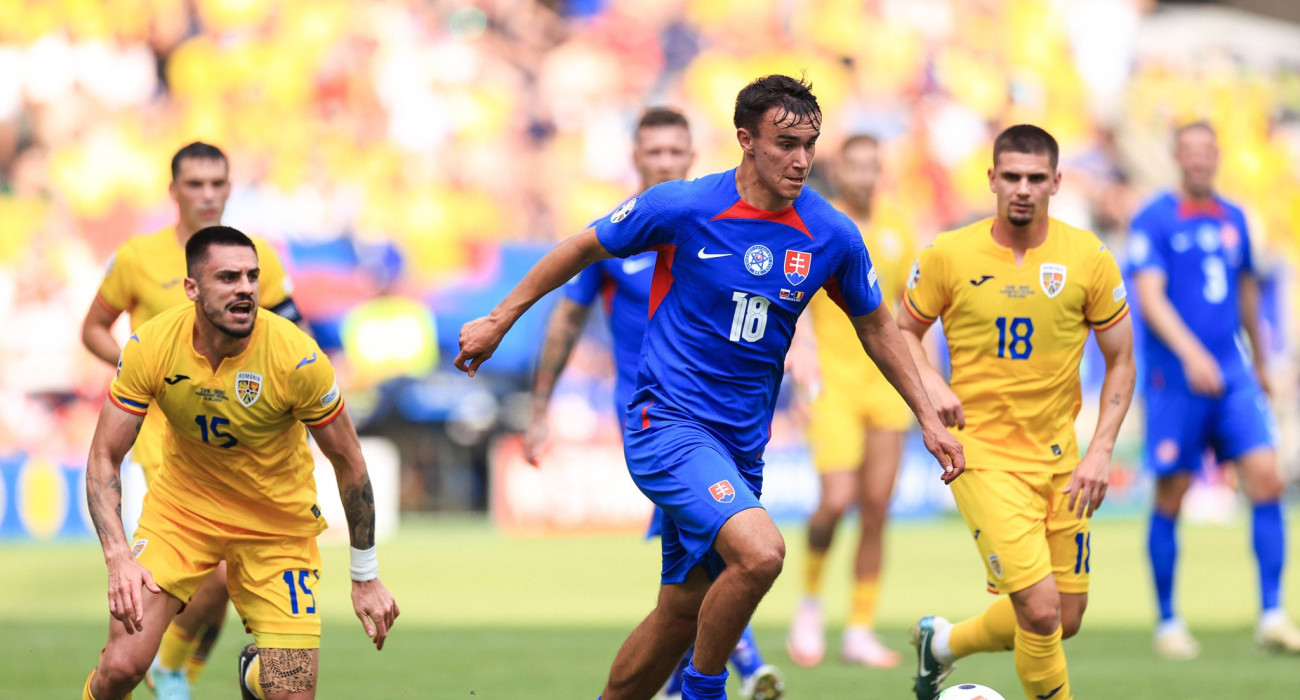 Ο Νταβίντ Στρέλετς με τη Σλοβακία στο EURO 2024/Getty Images