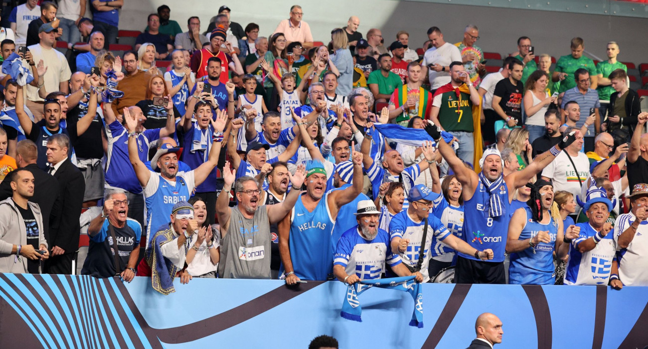 Απόβαση Ελλήνων: Περίπου 2.000 στη Λετονία για τον ημιτελικό