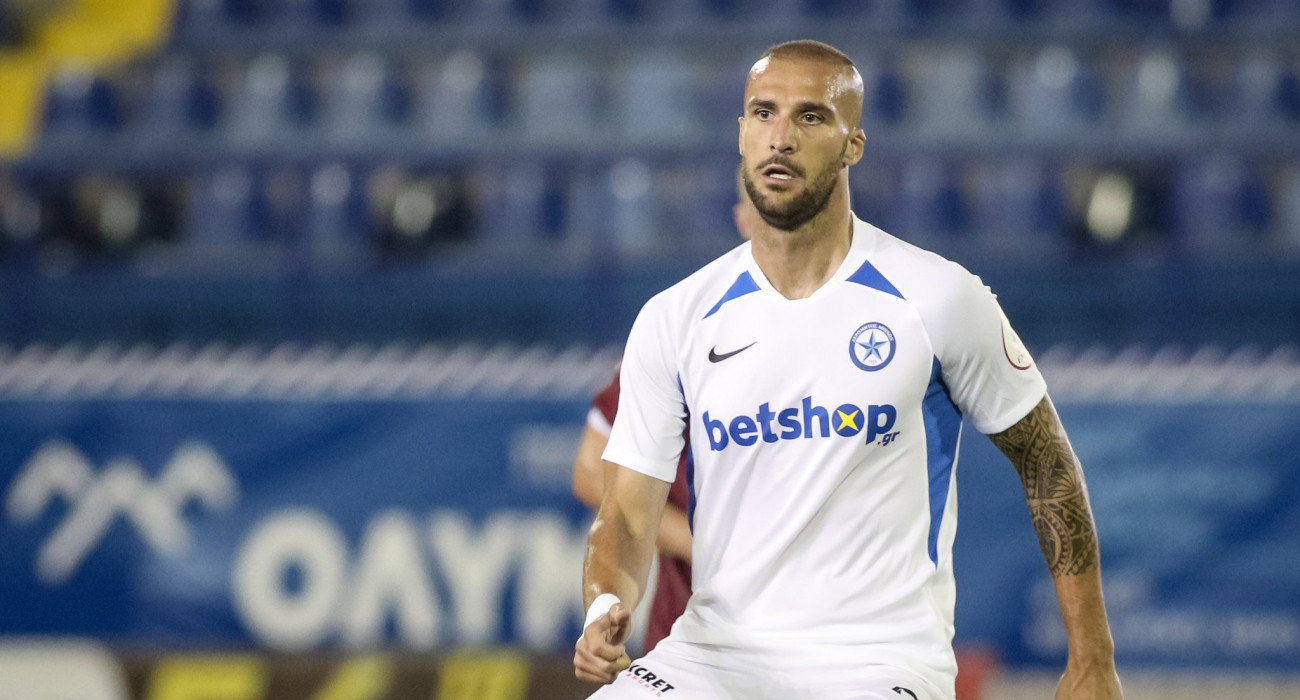 Ο Απόστολος Βέλλιος σε αγώνα του Ατρομήτου / Πηγή: Eurokinissi