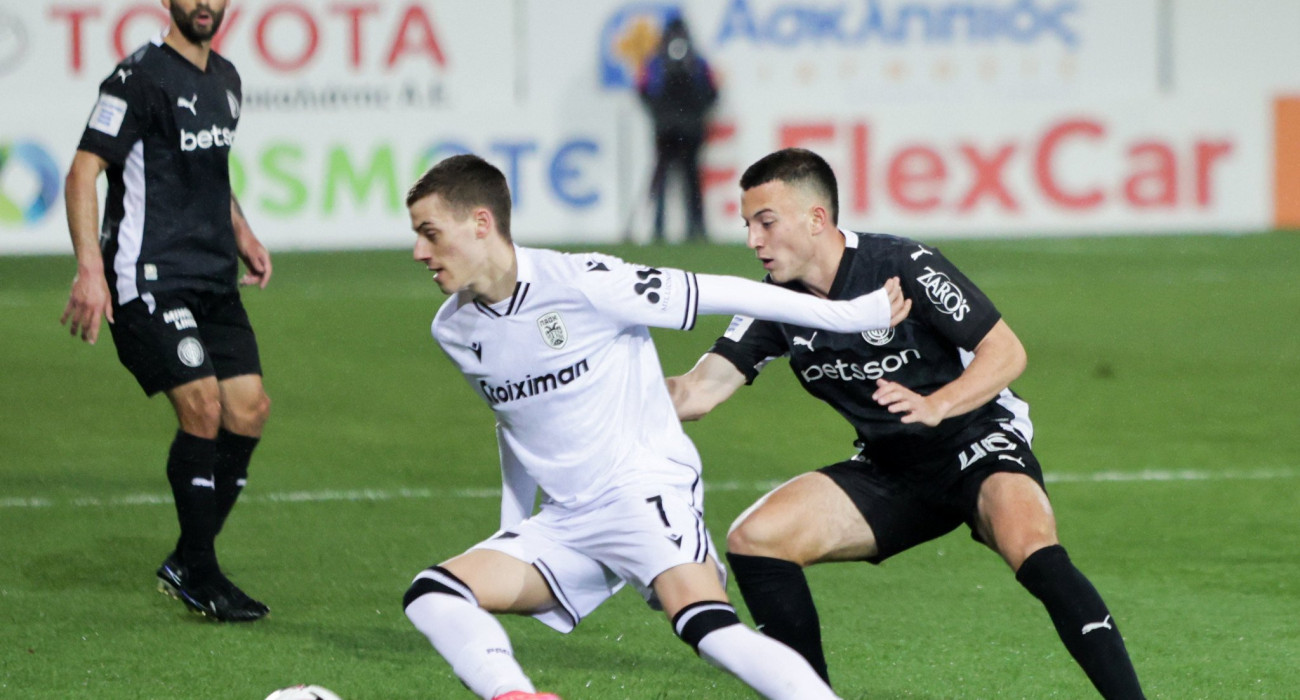 Στιγμιότυπο από το ΟΦΗ - ΠΑΟΚ τη σεζόν 2024/25 / Πηγή: Eurokinissi