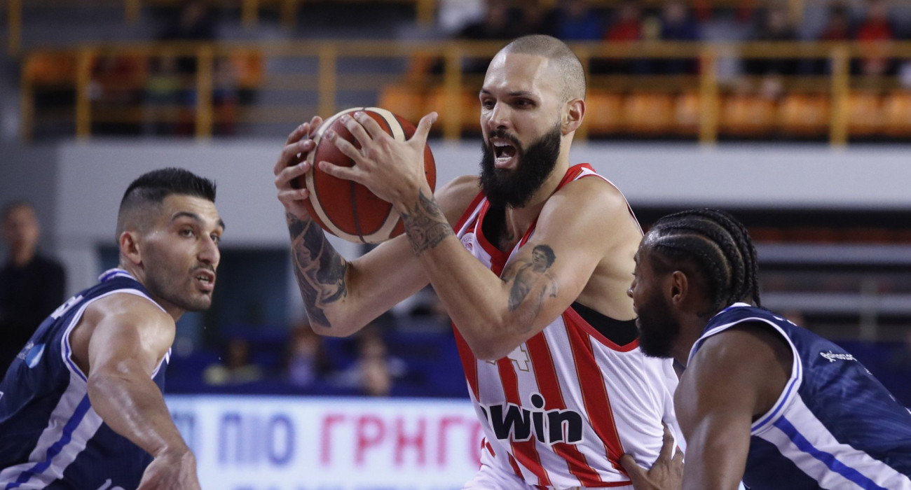 Στιγμιότυπο από το παιχνίδι Ολυμπιακός - Καρδίτσα, Πηγή: Eurokinissi