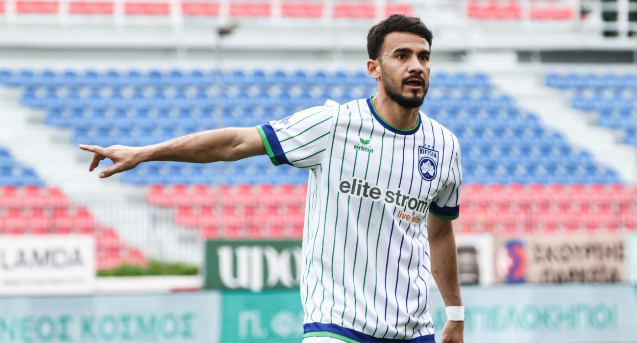 Ο Λούκας Βιγιαφάνιες με την φανέλα της Κηφισιάς / Πηγή: Eurokinissi