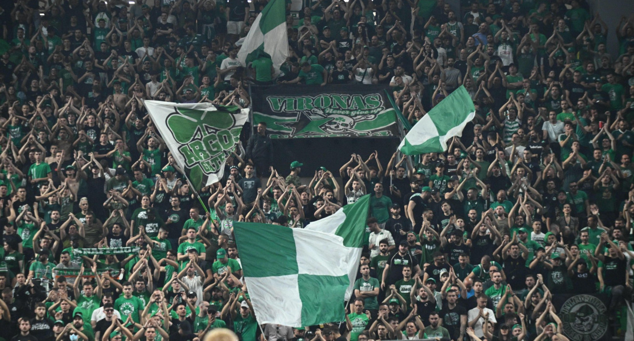 Ο κόσμος του Παναθηναϊκού στο ΟΑΚΑ/Πηγή: Eurokinissi