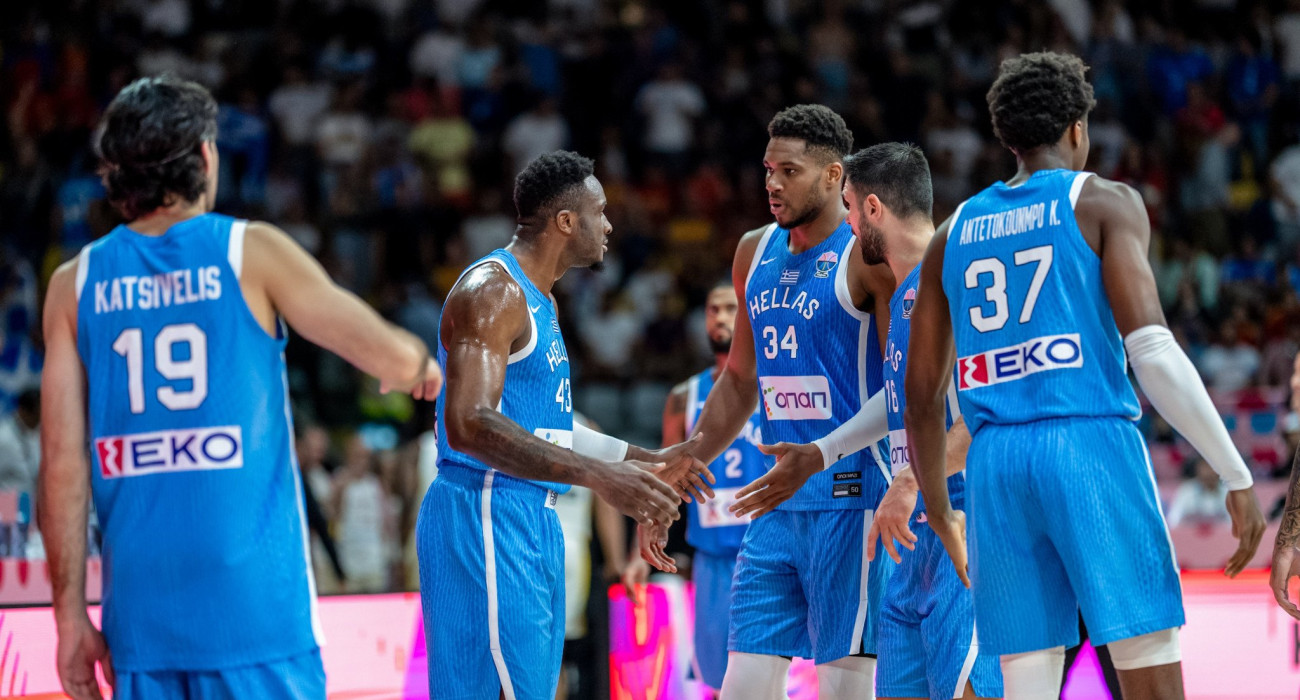 Οι διεθνείς μας, σε τάιμαουτ του Βασίλη Σπανούλη, Πηγή: FIBA