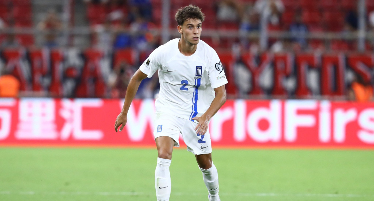 Ο Γιώργος Βαγιαννίδης με την φανέλα της Εθνικής Ελλάδας / Πηγή: Eurokinissi