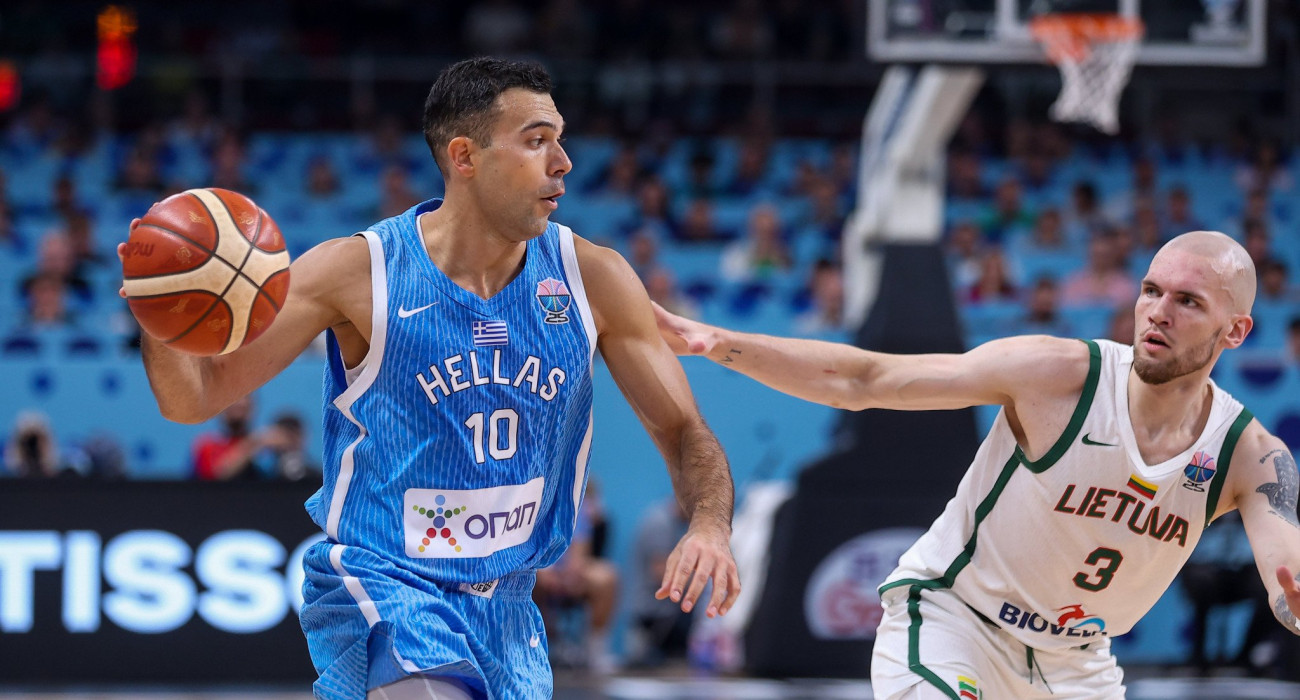 Ο Κώστας Σλούκας στο Eurobasket 2025/Πηγή: Εurokinissi
