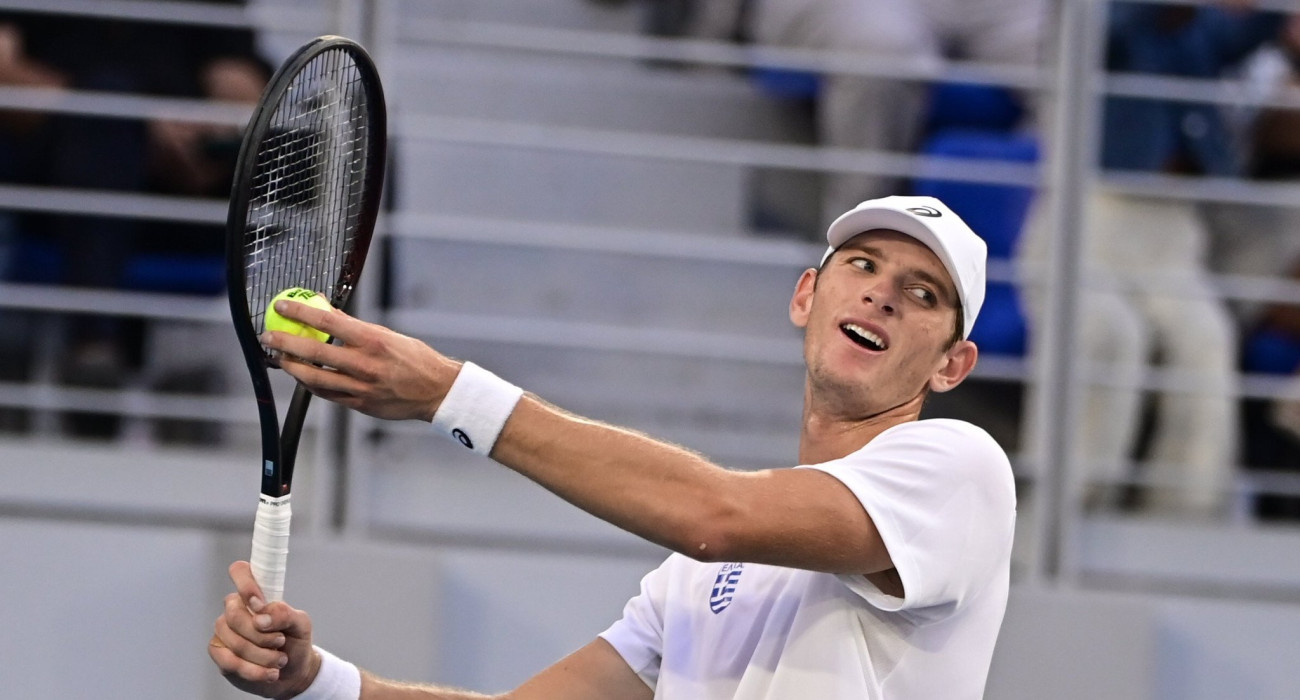 Ο Στέφανος Σακελλαρίδης πέρασε στους «4» του Delhi Open / Πηγή: Eurokinissi