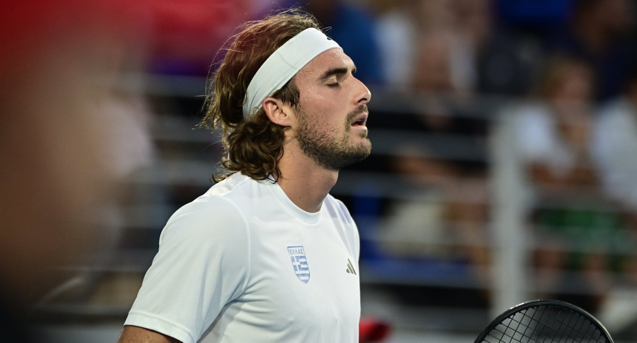 Ο Στέφανος Τσιτσιπάς στο ΟΑΚΑ / Πηγή: Eurokinissi