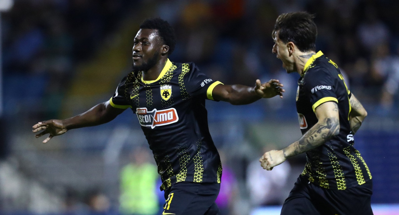 Ο Κοϊτά πανηγυρίζει το γκολ /Πηγή: Eurokinissi