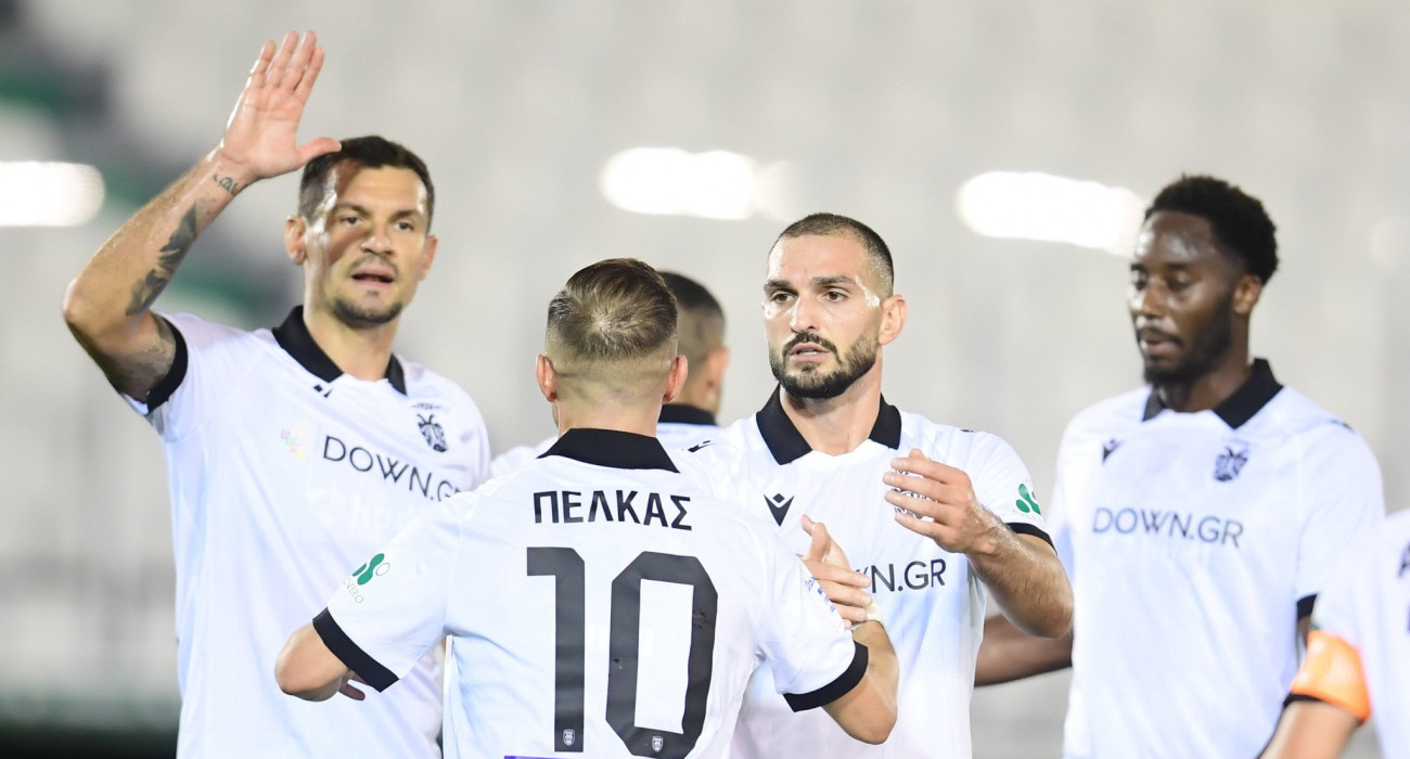 Οι παίκτες του ΠΑΟΚ πανηγυρίζουν / Πηγή: Eurokinissi