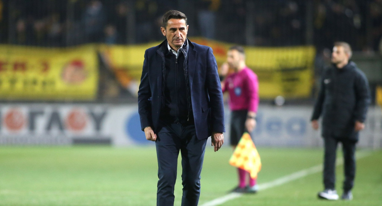 Ο Μανόλο Χιμένεθ σε αγώνα στο γήπεδο του Άρη / Πηγή: Eurokinissi