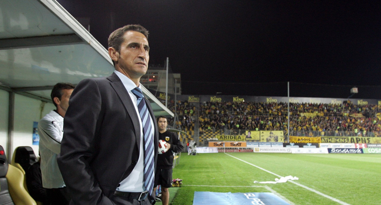 Ο Μανόλο Χιμένεθ σε αγώνα Άρης-ΑΕΚ / Πηγή: Intime