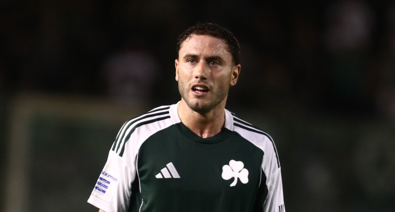 Ο Νταβίντε Καλάμπρια με τον Παναθηναϊκό / Πηγή:Eurokinissi