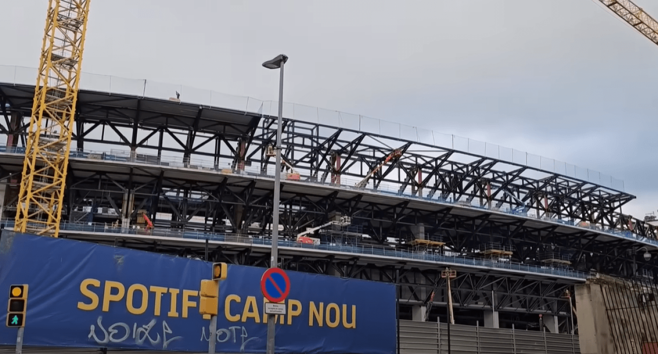 Οι εργασίες στο Καμπ Νου / Screenshot