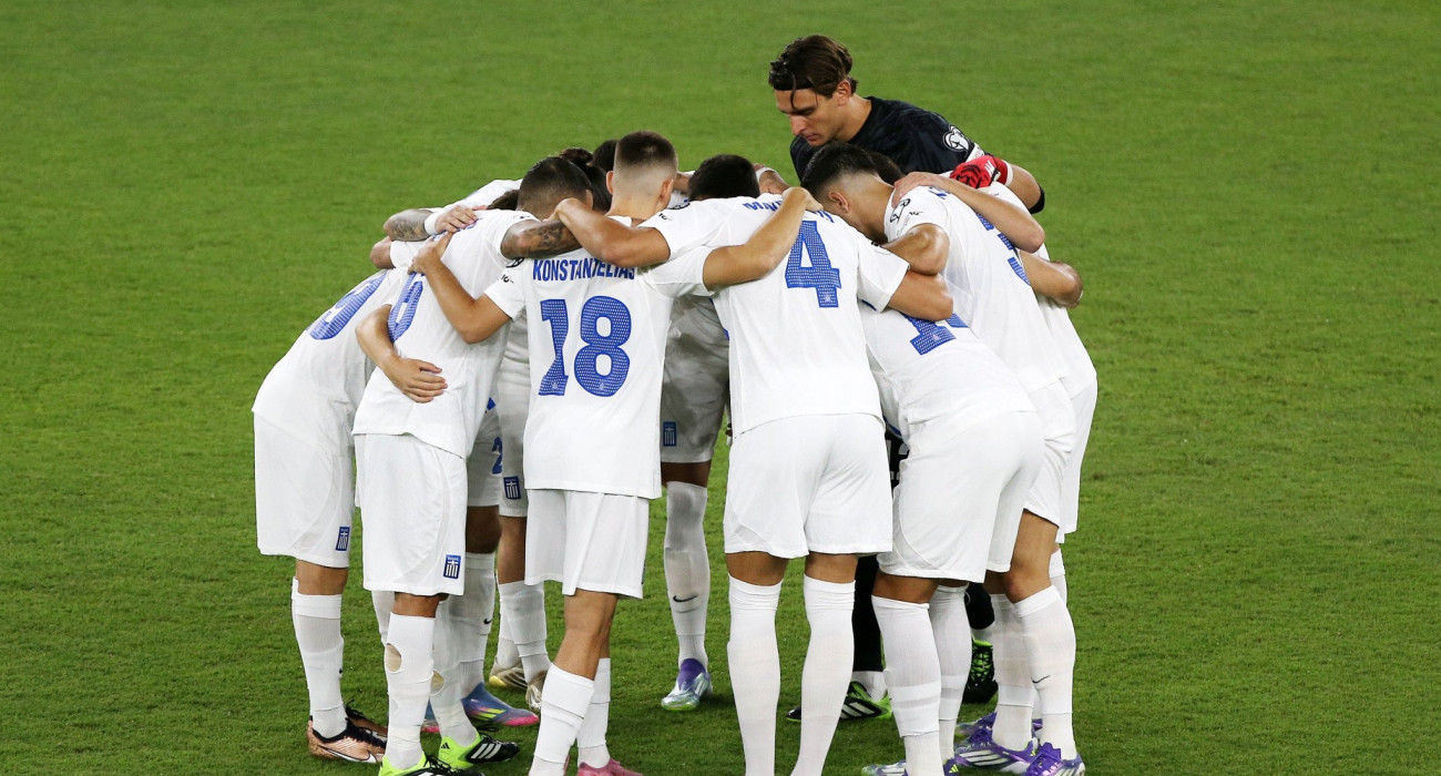 Η Εθνική Ελλάδας κόντρα στην Δανία / Πηγή: Intime