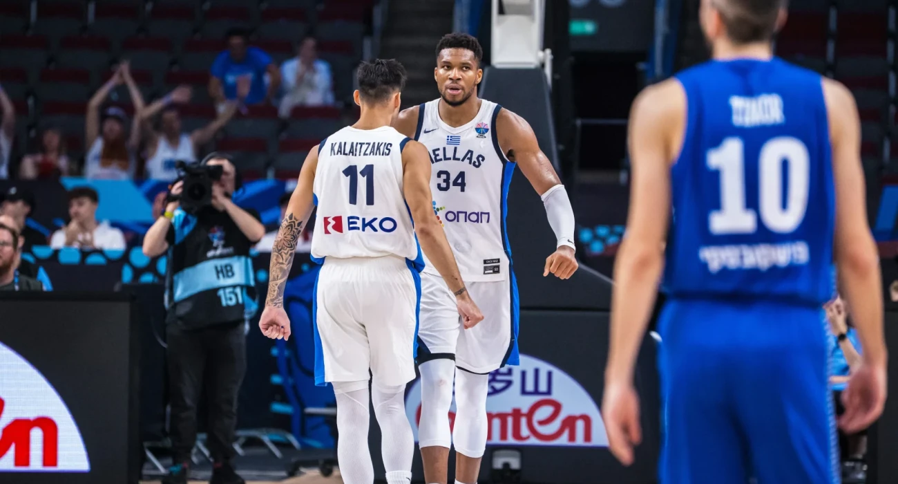 Ο Γιάννης Αντετοκούνμπο σε αγώνα της Εθνικής. - Πηγή: FIBA