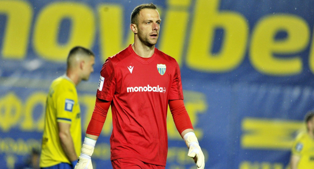 Ο Θανάσης Γκαραβέλης με την φανέλα του Λεβαδειακού / Πηγή: Intime