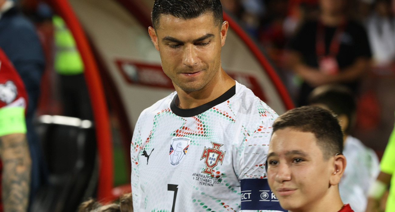 Ο Κριστιάνο Ρονάλντο με τον καινούργιο φίλο του / Πηγή: Imago