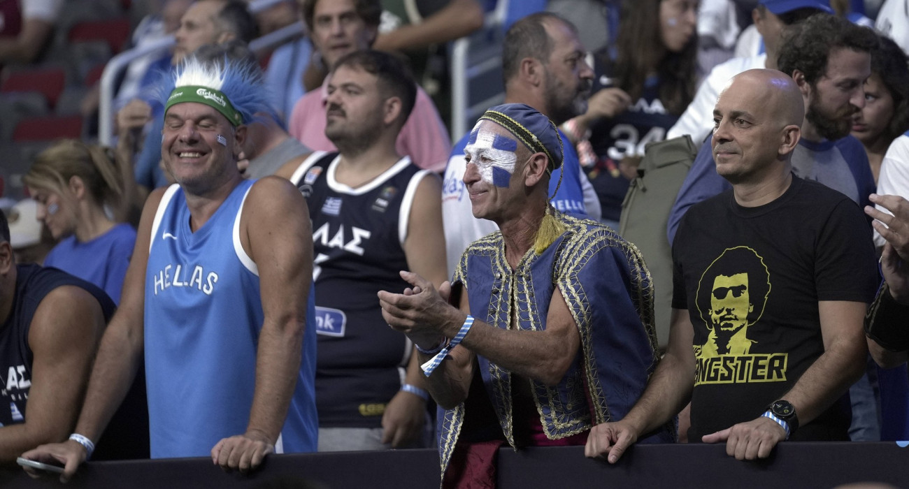 O κόσμος της Ελλάδας στις κερκίδες της «Xiaomi Arena», Πηγή: Imago