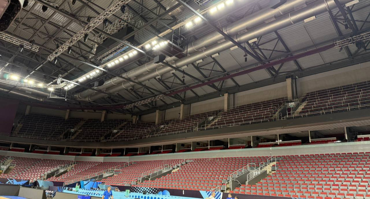 Η πάνω εξέδρα της Xiaomi Arena άνοιξε για τους Λιθουανούς