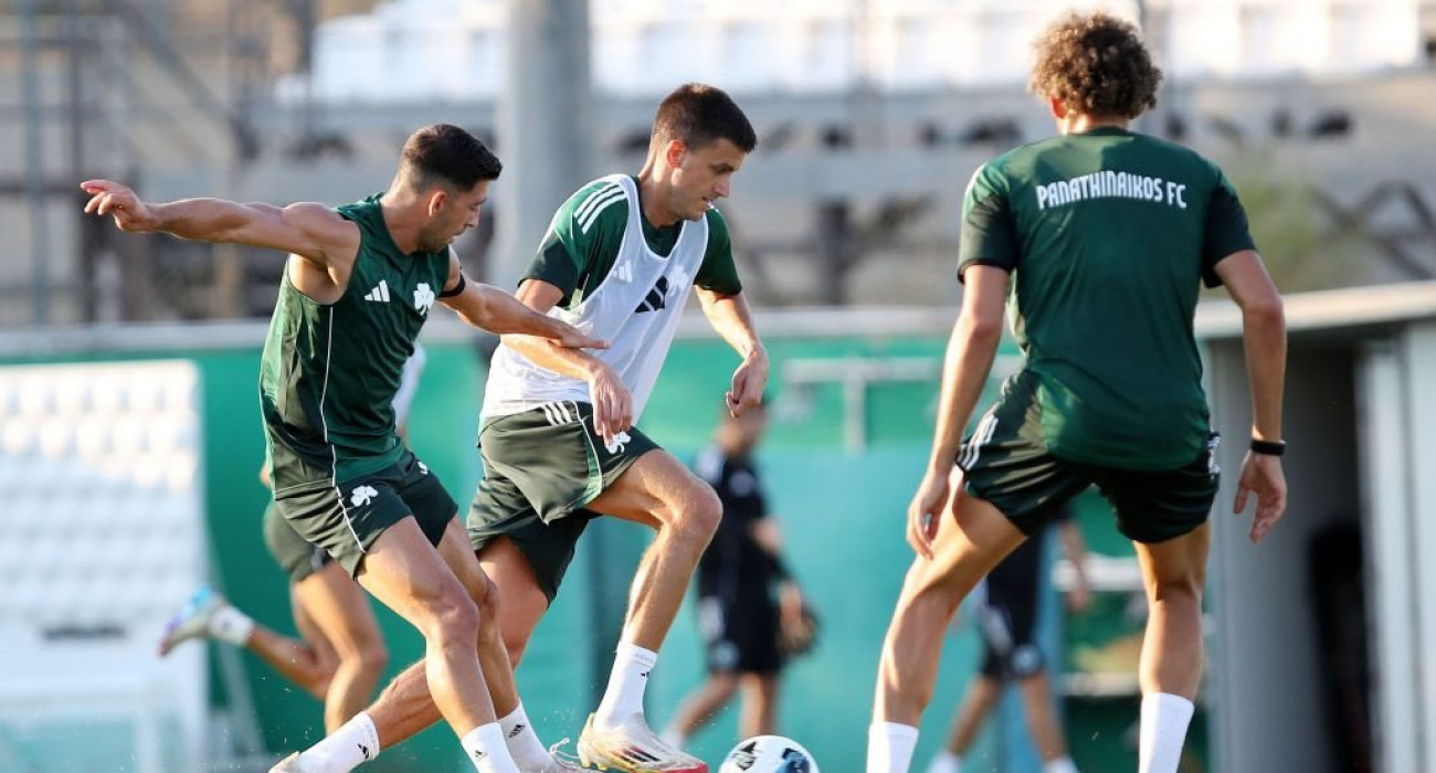 Φωτογραφία από την προπόνηση του Παναθηναϊκού / Πηγή: pao.gr