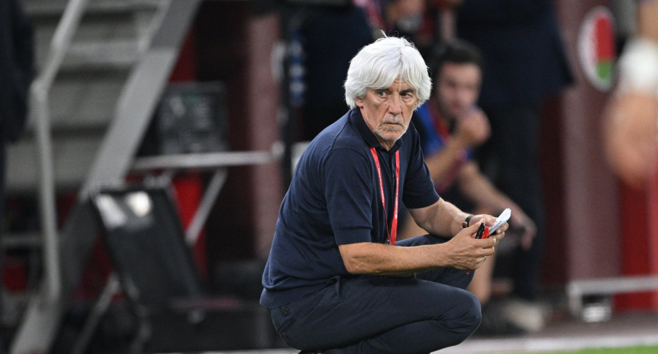 Ο Ιβάν Γιοβάνοβιτς στον πάγκο της εθνική Ελλάδας / Πηγή: Eurokinissi