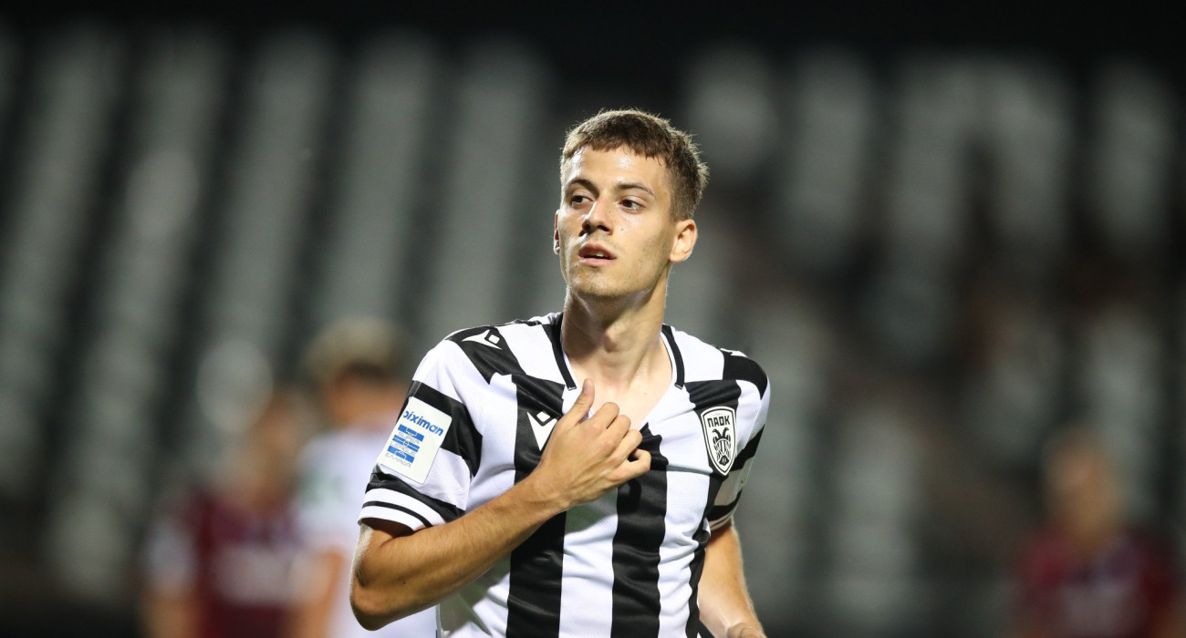 Ο Γιάννης Κωνσταντέλιας με τον ΠΑΟΚ / Πηγή: Eurokinissi