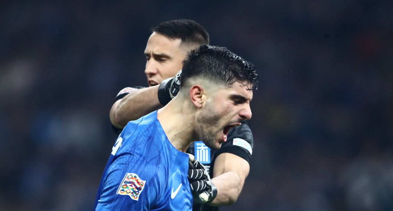 Ο Κωνσταντίνος Κουλιεράκης με την εθνική Ελλάδας / Πηγή: Eurokinissi