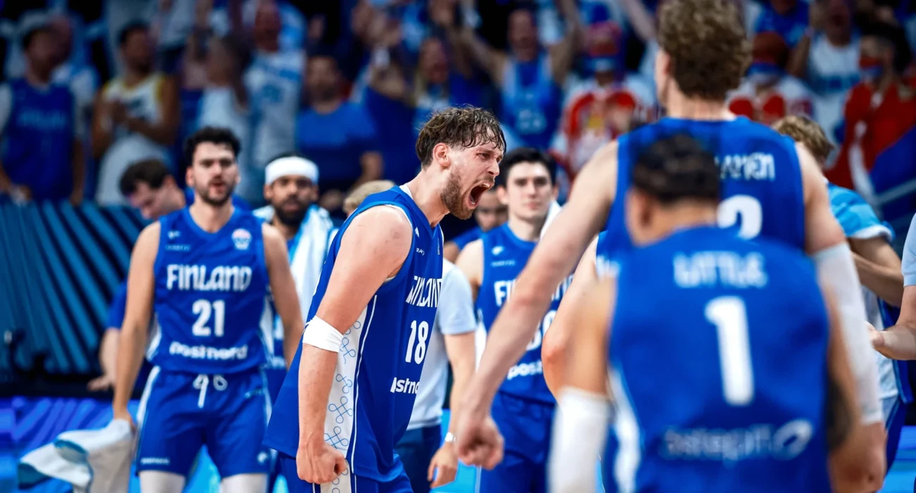 Η πρόκριση της Φινλανδίας κόντρα στη Σερβία / Πηγή: FIBA