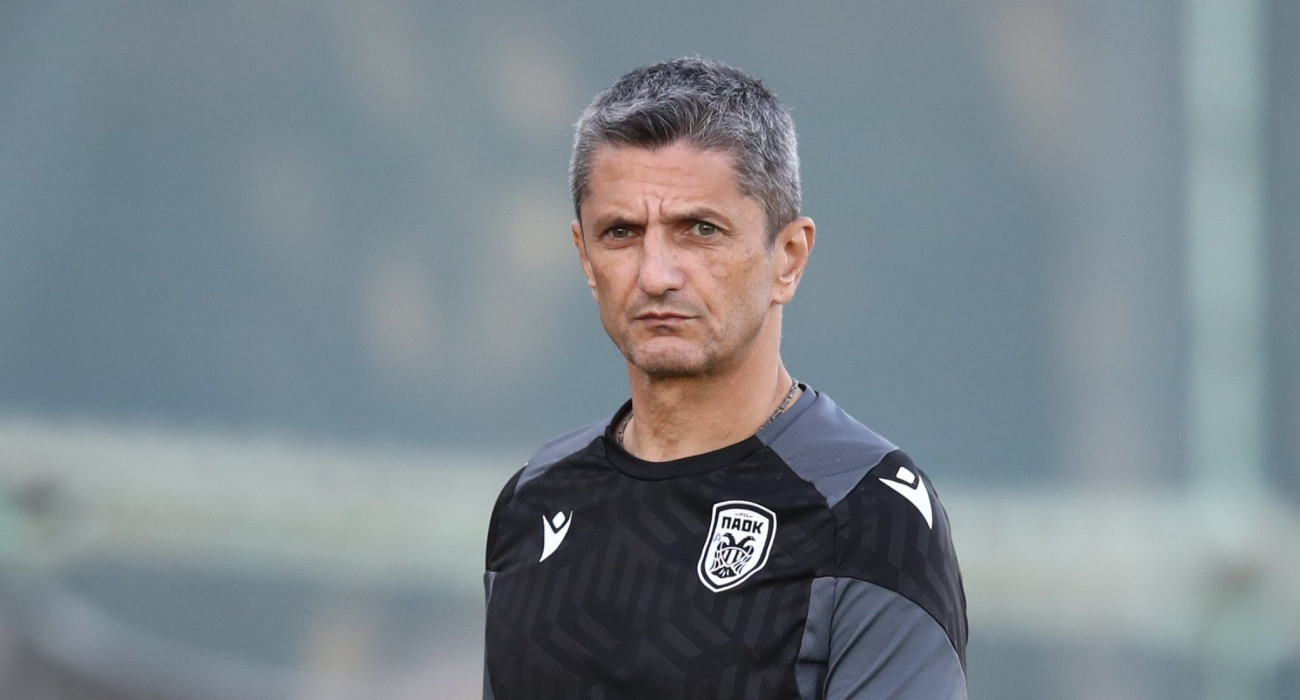 Ο Ραζβάν Λουτσέσκου σε προπόνηση του ΠΑΟΚ / Πηγή: Eurokinissi