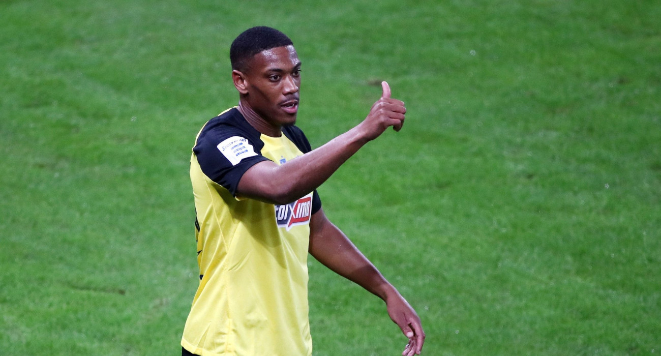 Ο Αντονί Μαρσιάλ σε αγώνα της ΑΕΚ / Πηγή: Intime