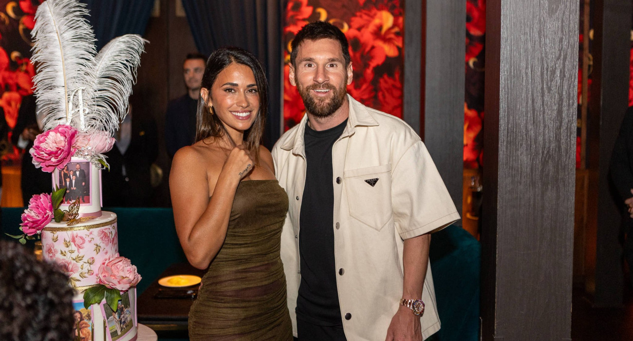 Η Αντονέλα Ροκούτσο με τον Λιονέλ Μέσι / Πηγή: Imago