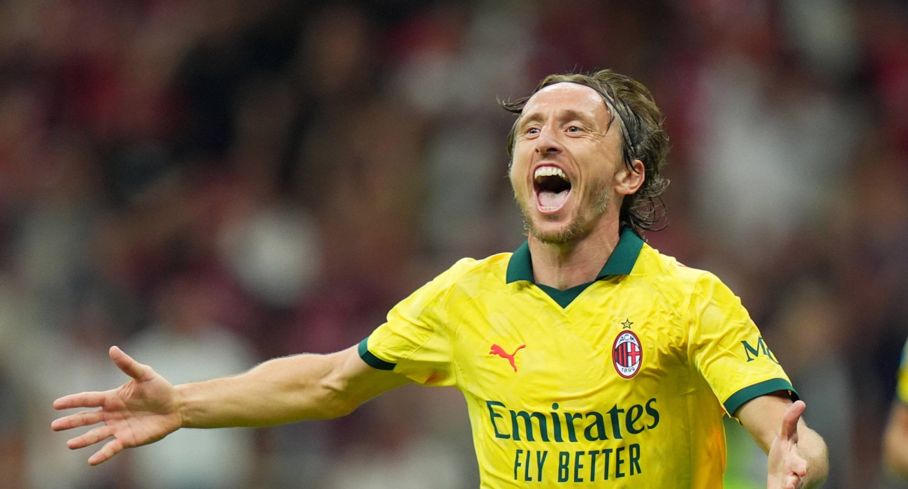 Ο Λούκα Μόντριτς πανηγυρίζει / Πηγή: Imago