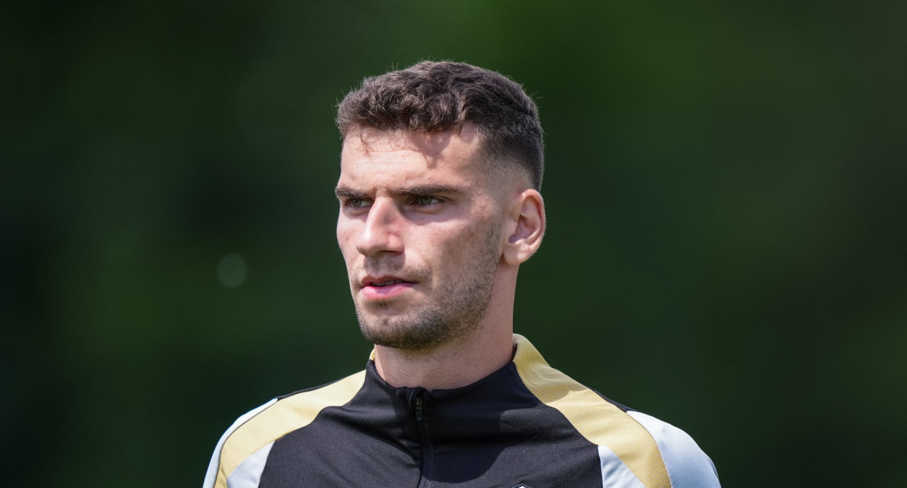 Ο Γεράσιμος Μήτογλου σε προπόνηση της ΑΕΚ / Πηγή: Eurokinissi