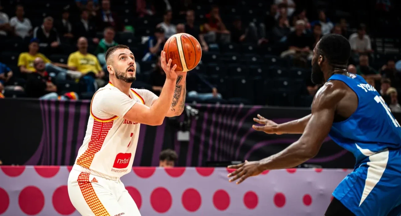 Φάση από τον αγώνα του Μαυροβουνίου με τη Μεγάλη Βρετανία/Πηγή: FIBA