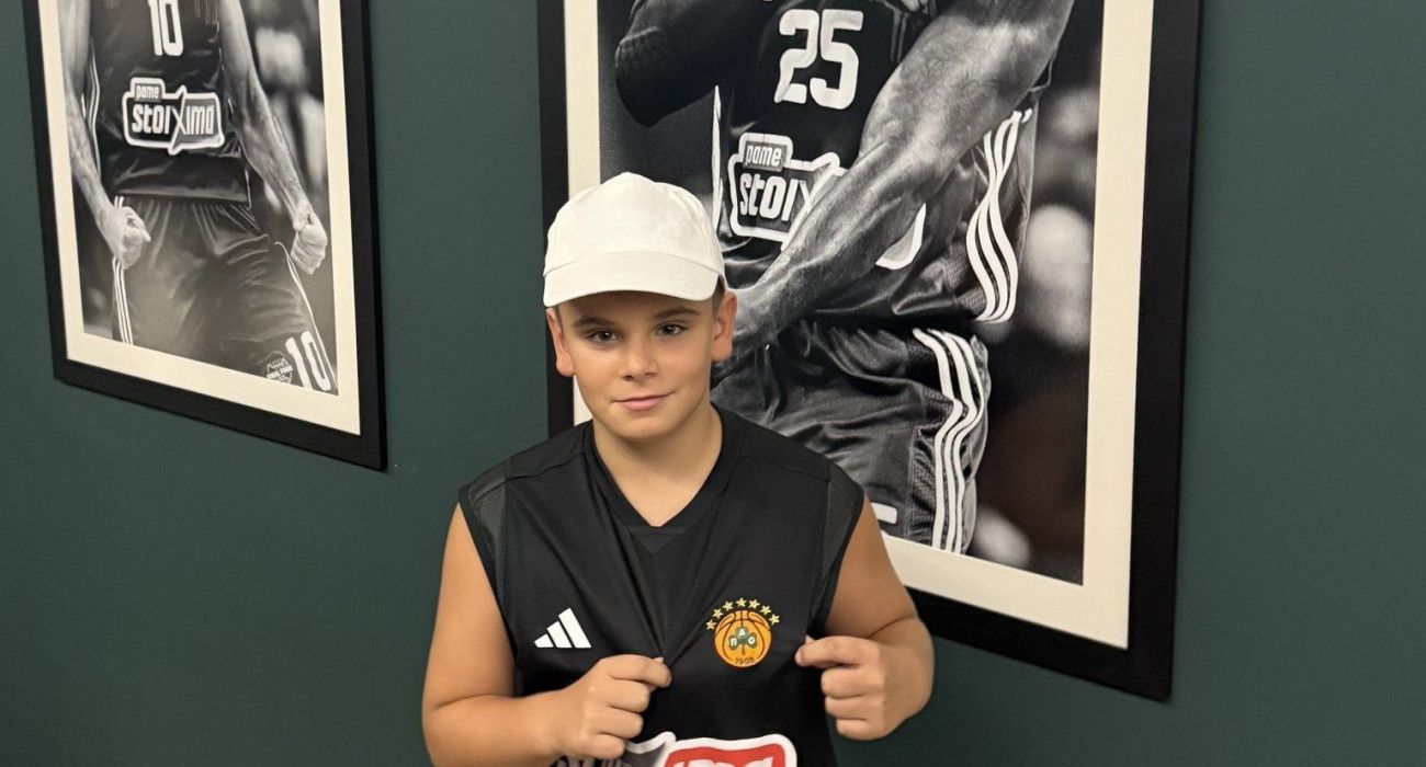 Ο μικρός φίλος του Παναθηναϊκού, Πηγή: PAO BC