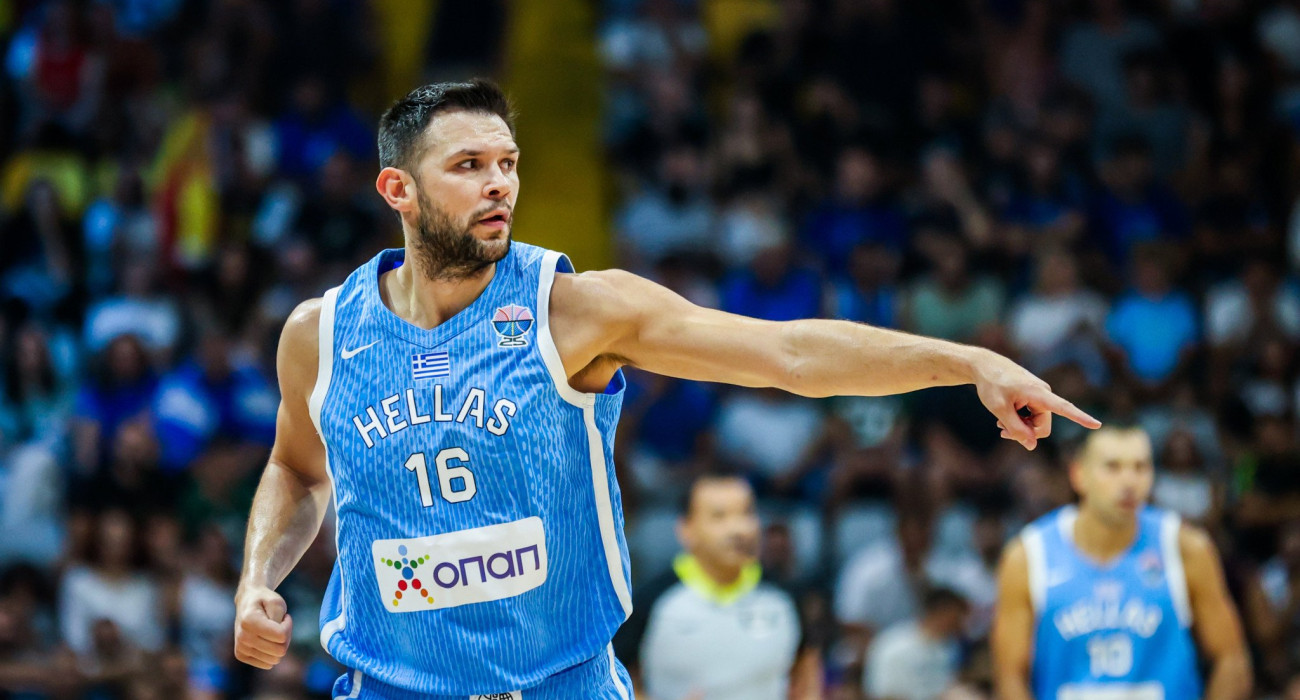O Κώστας Παπανικολάου στο Eurobasket 2025 / Πηγή: Eurokinissi