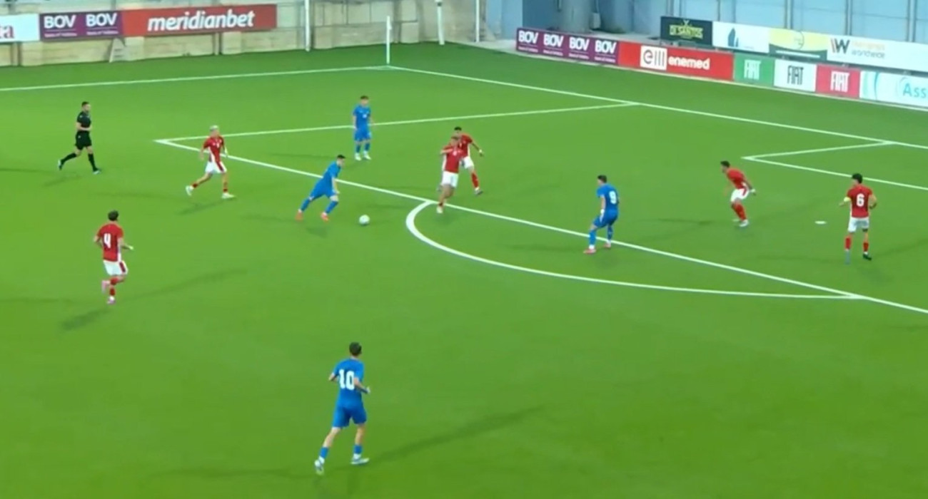 Το γκολ που πέτυχε ο Σταύρος Πνευμονίδης / Screenshot