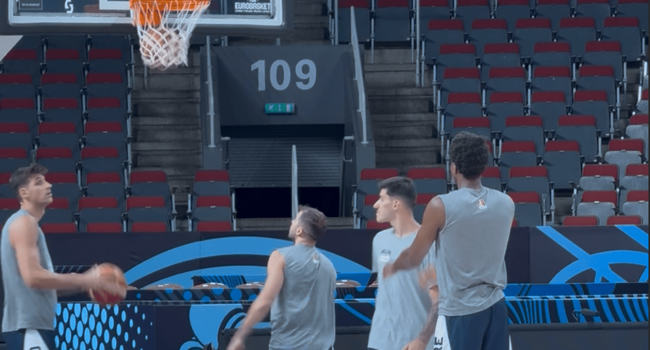 Η προπόνηση της Εθνικής ομάδας