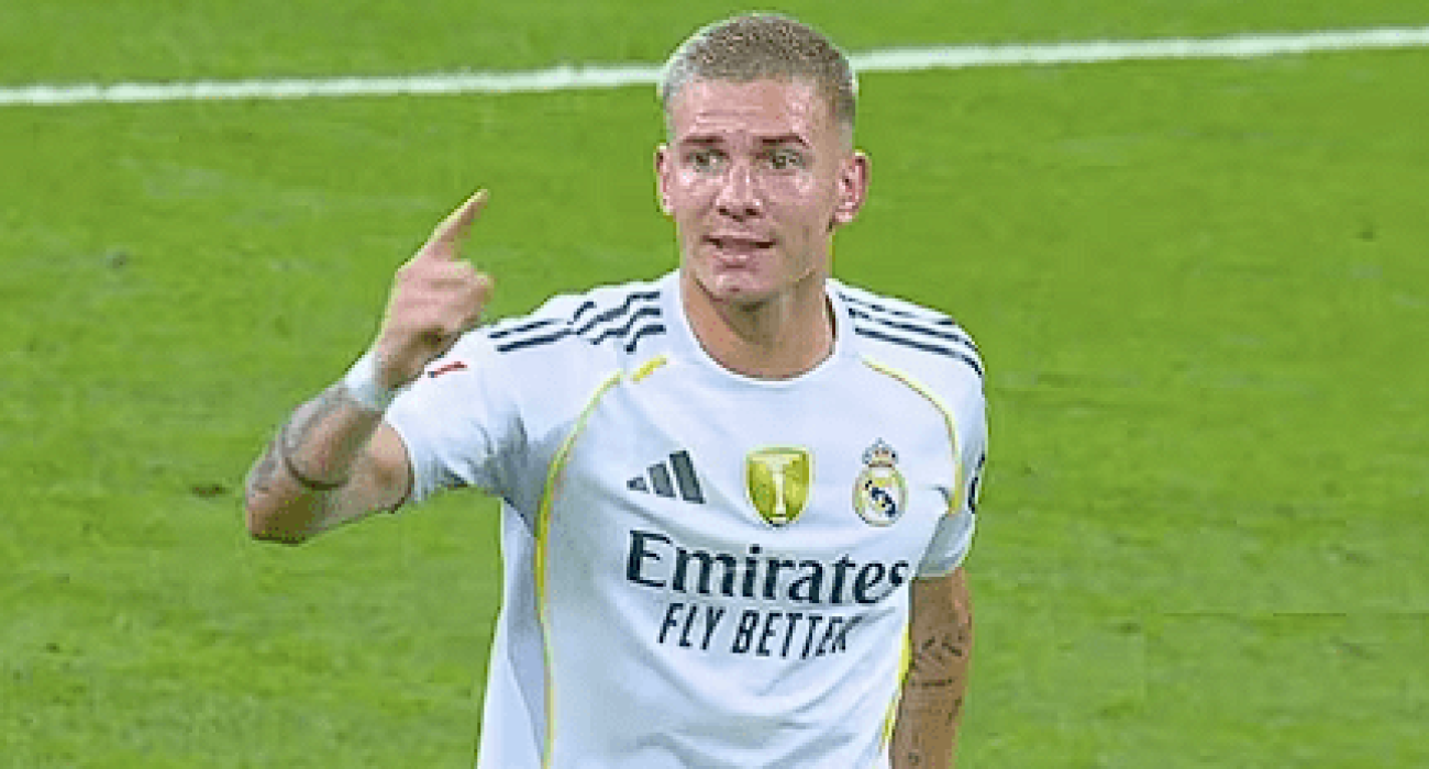 Ο Μασταντουόνο με την φανέλα της Ρεάλ Μαδρίτης / Πηγή: Printscreen