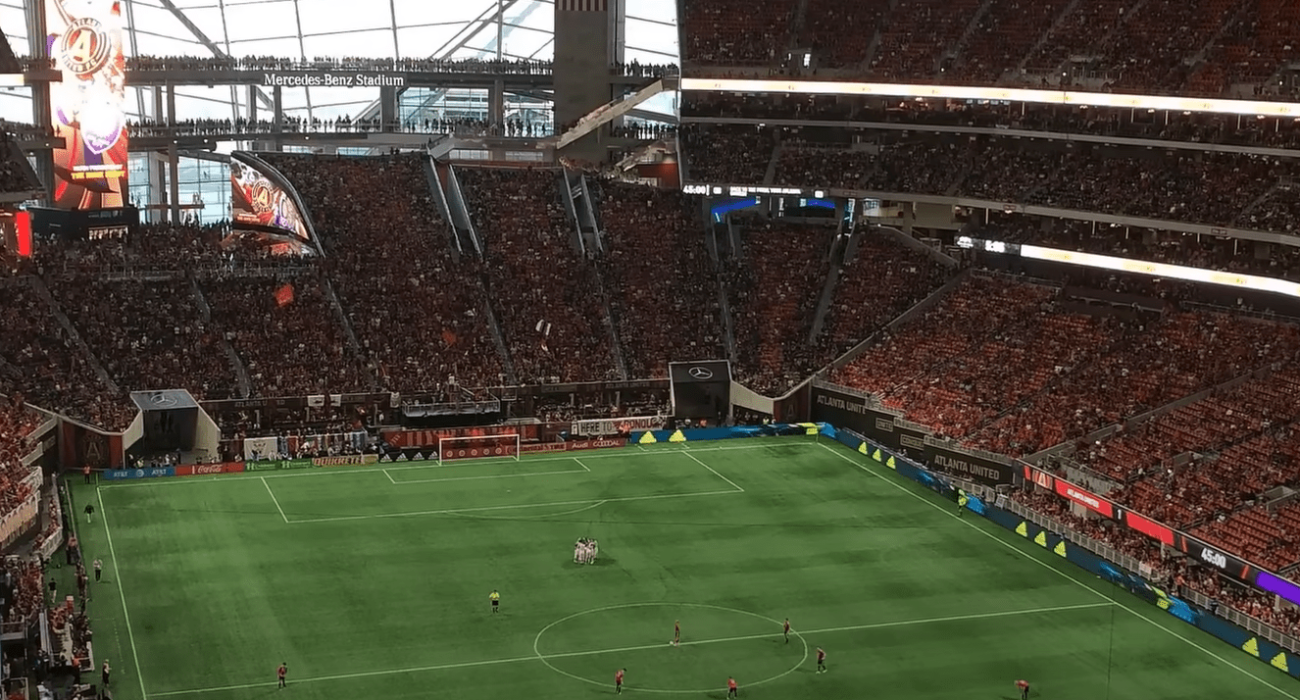 Το Mercedes-Benz Stadium / Screenshot
