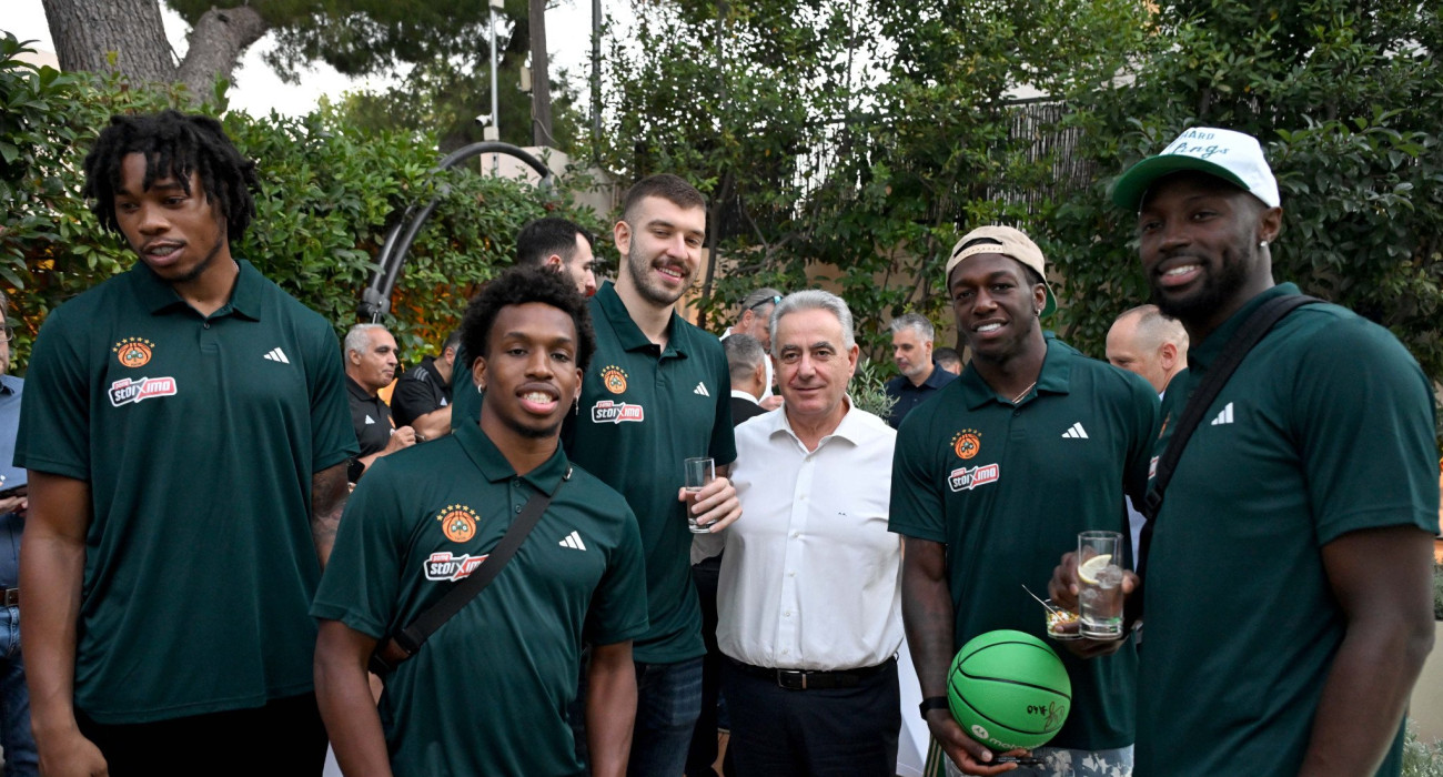 Οι παίκτες του Παναθηναϊκού / Πηγή: V Tsolis