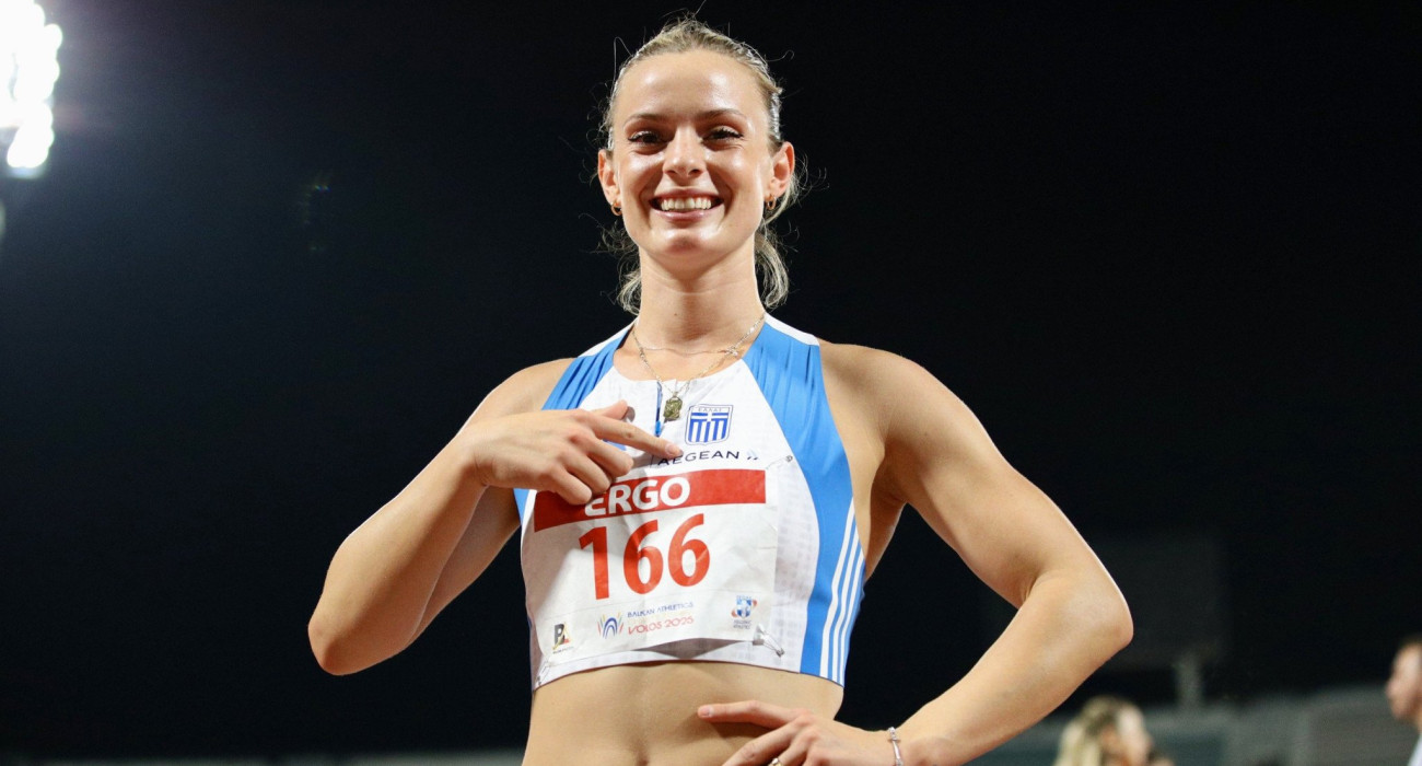 Η Ελίνα Τζένγκο στο Βαλκανικό Πρωτάθλημα του 2025 στον Βόλο - Πηγή: Eurokinissi