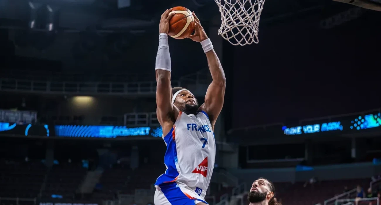 Ο Γκέρσον Γιαμπουσέλε με τη φανέλα της Γαλλίας, Πηγή: FIBA