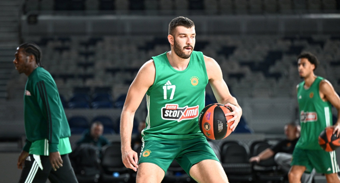 Ο Νίκος Ρογκαβόπουλος στην «John Cain Arena» / Πηγή: Βαγγέλης Στόλης