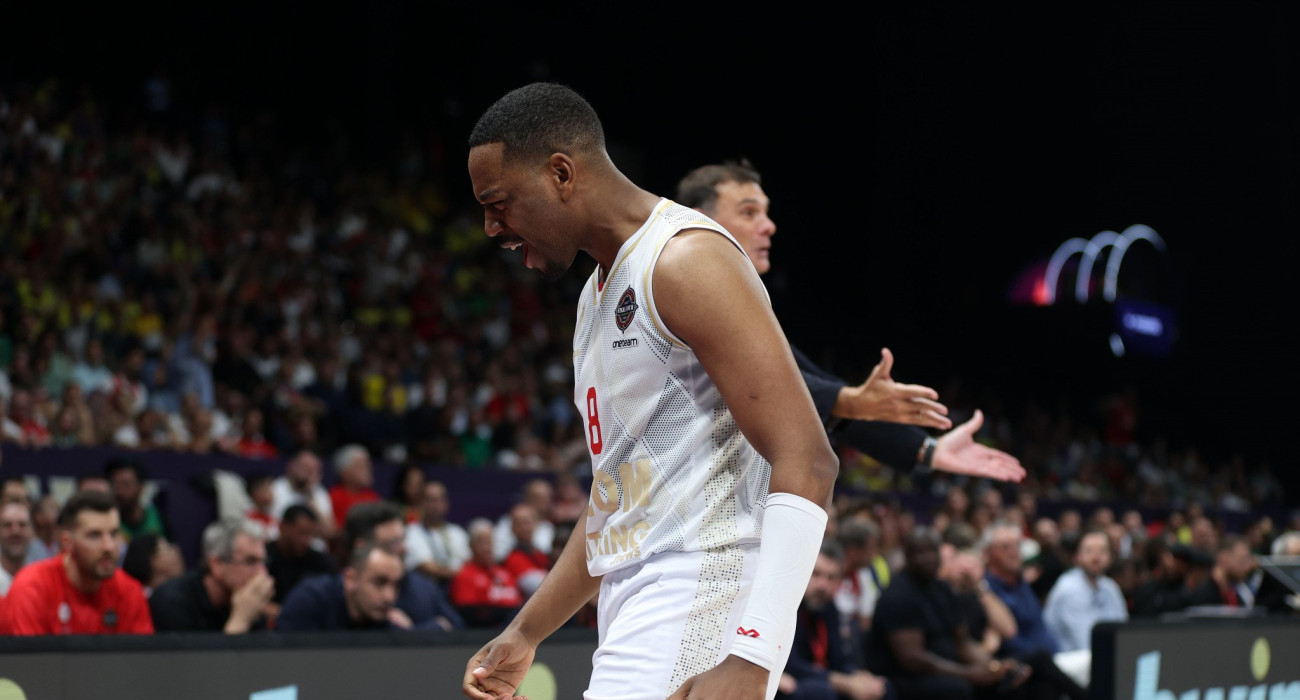 Ο Τζόρνταν Λόιντ κατά τη διάρκεια του Final Four του 2023 / Πηγή: INTIME